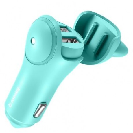 Baseus BSQC - 01 Adorkable Car Charger Double USB Output (MINT)