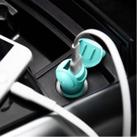Baseus BSQC - 01 Adorkable Car Charger Double USB Output (MINT)