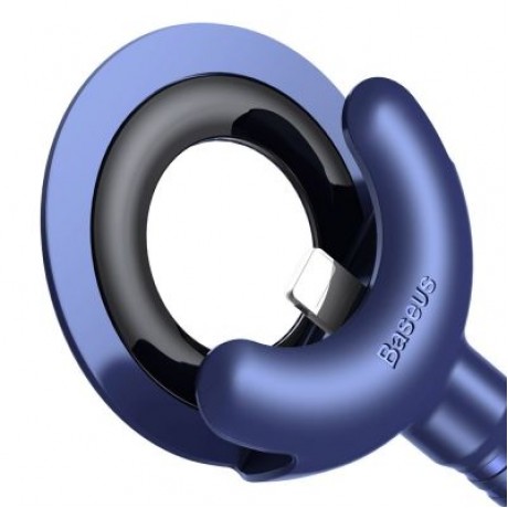 Baseus O-type Car Mount Cable 2.1A 0.8M for iPhone (BLUE)