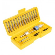 Half Time Drill Driver Steel Bit Durable Screwdriver Head Kit (YELLOW)
