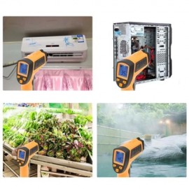 WH550 NON-CONTACT PYROMETER INFRARED THERMOMETER (YELLOW)