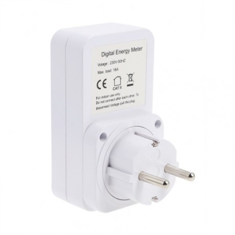Digital Smart Plug Energy Power Monitor (WHITE)