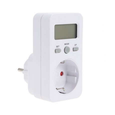 Digital Smart Plug Energy Power Monitor (WHITE)