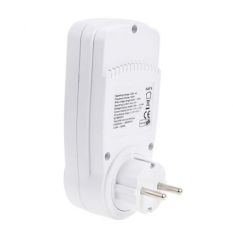 POWER METER ENERGY MONITOR VOLTAGE MEASURING ANALYZER (WHITE)