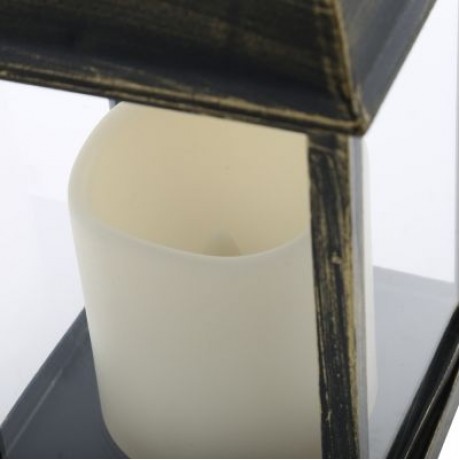 LED Flameless Candle Lantern Night Light Decoration Lighting (BRONZE)