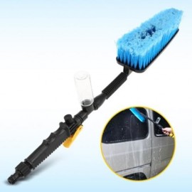 CAR CLEANING BRUSH AUTO EXTERIOR PRACTICAL LONG HANDLE (BLACK)