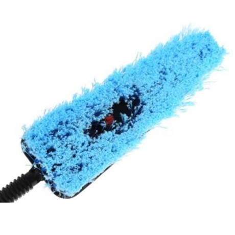 CAR CLEANING BRUSH AUTO EXTERIOR PRACTICAL LONG HANDLE (BLACK)