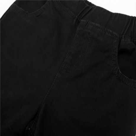 COMFY SOLID POCKET JEANS FOR KIDS (BLACK)
