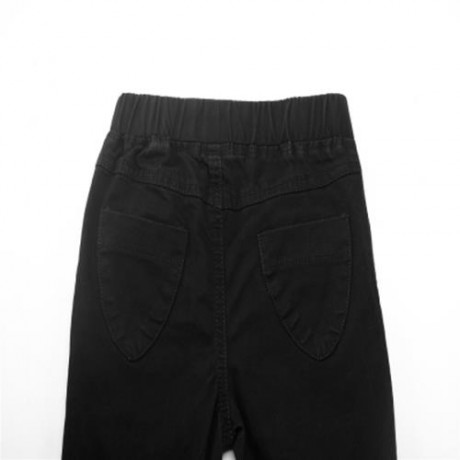 COMFY SOLID POCKET JEANS FOR KIDS (BLACK)