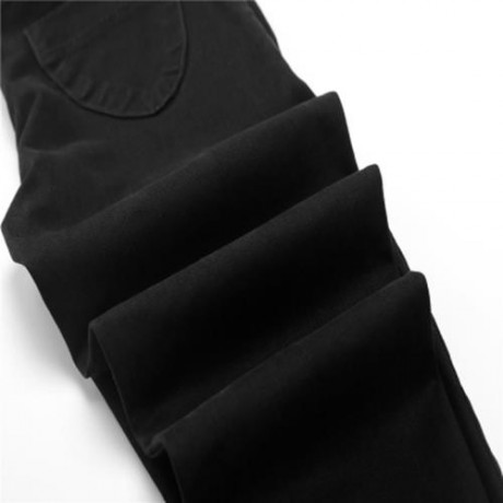 COMFY SOLID POCKET JEANS FOR KIDS (BLACK)