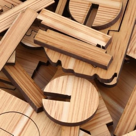WOODCRAFT ASSEMBLY KIT 3D JIGSAW PUZZLE - EUROPEAN-STYLE VILLAS (CARBIDE BAMBOO)