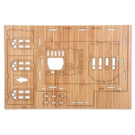 WOODCRAFT ASSEMBLY KIT 3D JIGSAW PUZZLE - EUROPEAN-STYLE VILLAS (CARBIDE BAMBOO)