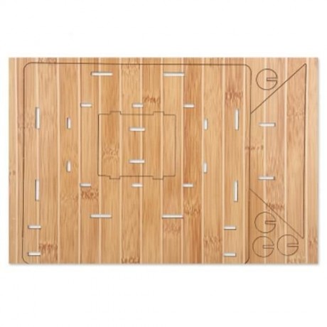 WOODCRAFT ASSEMBLY KIT 3D JIGSAW PUZZLE - EUROPEAN-STYLE VILLAS (CARBIDE BAMBOO)