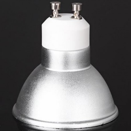 SENCART GU10 4W SMD 3528 60 LEDS WHITE LIGHT SILVER SPOT LAMP (260LM 6000-6500K) (COOL WHI