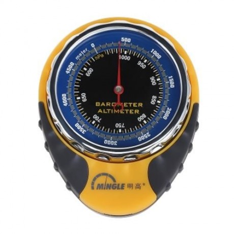 MULTI-FUNCTION ALTIMETER BAROMETER FOR OUTDOOR SPORTS (YELLOW AND BLACK)