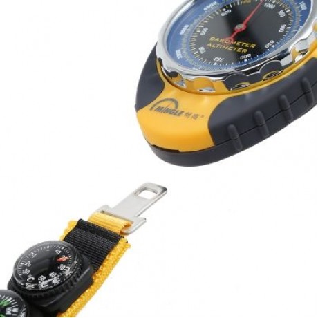 Multi-function Altimeter Barometer for Outdoor Sports (YELLOW AND BLACK)