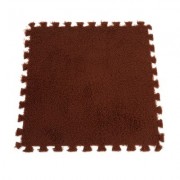 DIY Stitching Foam Carpet Mats Blanket Thicken Soft Pad (LIGHT COFFEE)