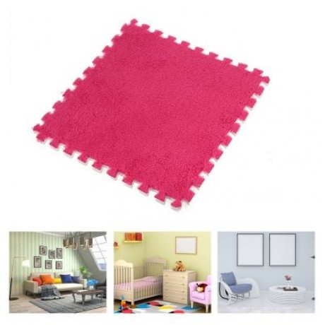 DIY Stitching Foam Carpet Mats Blanket Thicken Soft Pad (LIGHT COFFEE)