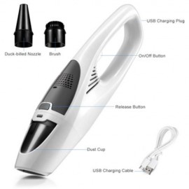 FD - CMV (B - 1) MINI VACUUM CLEANER WITH STRONG SUCTION (WHITE)