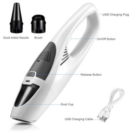 FD - CMV (B - 1) MINI VACUUM CLEANER WITH STRONG SUCTION (WHITE)
