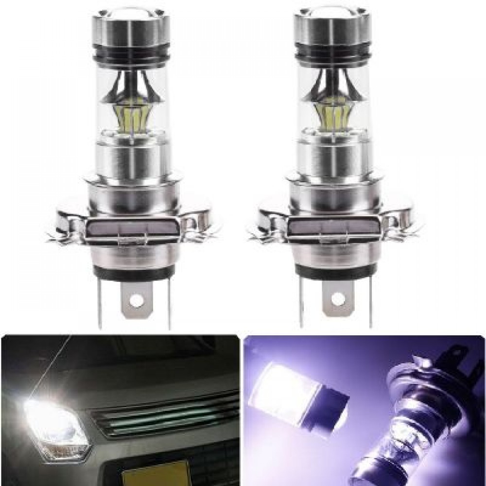 2PCS H4 20SMD 3030 100W 6500K -7000K LED Bulb for Car LED Fog Light Head Lamp DC12-24V (SI 2PCS H4 20SMD 3030 100W 6500K -7000K LED Bulb for Car LED Fog Light Head Lamp DC12-24V (SI