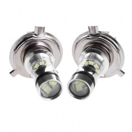 2PCS H4 20SMD 3030 100W 6500K -7000K LED Bulb for Car LED Fog Light Head Lamp DC12-24V (SI