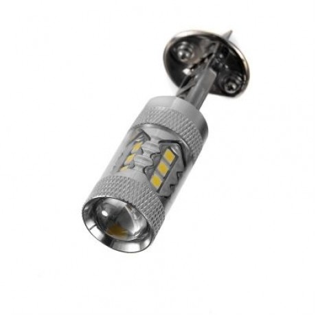 2PCS H1 16SMD 3030 80W 6500K -7000K LED Bulb for Car LED Fog Light Head Lamp DC12-24V (SIL