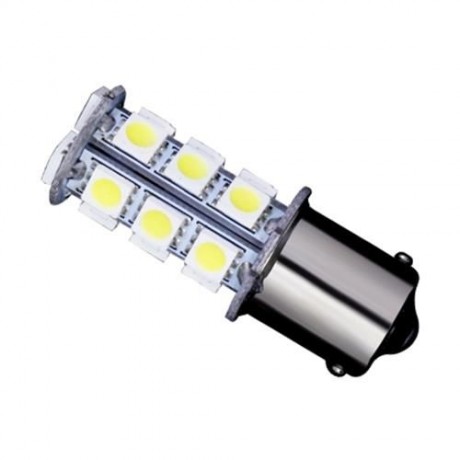 10PCS 1156 BA15S / 1141 / 1073 / 1095 BASE 18 SMD 5050 LED REPLACEMENT BULB 12V (WHITE)