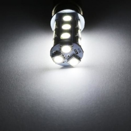 10PCS 1156 BA15S / 1141 / 1073 / 1095 BASE 18 SMD 5050 LED REPLACEMENT BULB 12V (WHITE)