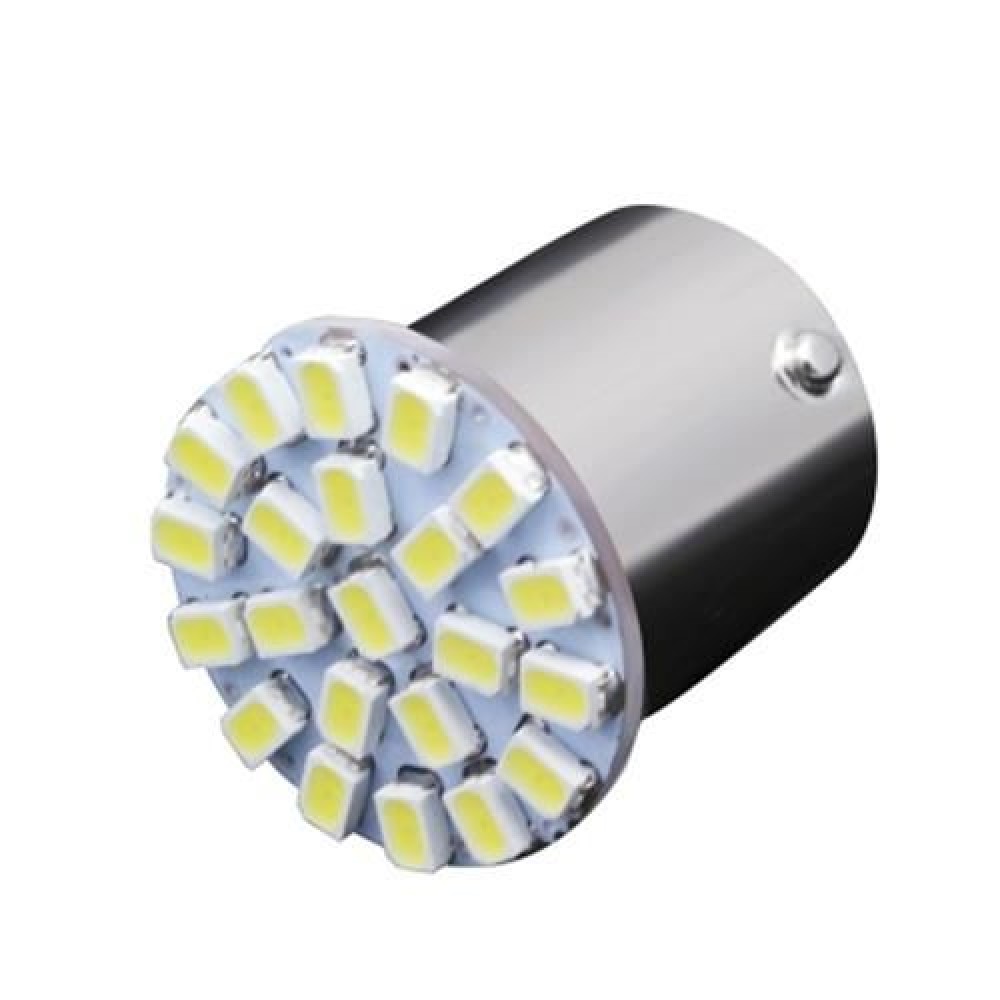 10PCS BA15S 1156 382 P21W WHITE 22SMD LED CAR REVERSE TAIL BRAKE SIGNAL LIGHT BULB (WHITE)