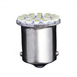 10PCS BA15S 1156 382 P21W WHITE 22SMD LED CAR REVERSE TAIL BRAKE SIGNAL LIGHT BULB (WHITE)