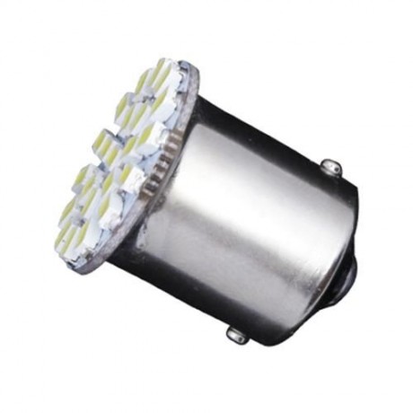 10PCS BA15S 1156 382 P21W WHITE 22SMD LED CAR REVERSE TAIL BRAKE SIGNAL LIGHT BULB (WHITE)