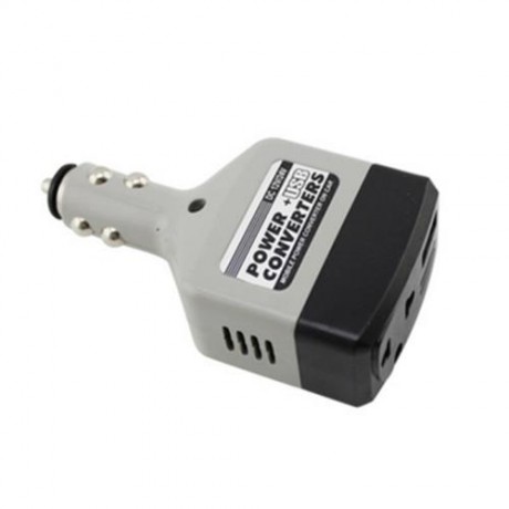 EFORCAR(R) 1 PCS NEW CAR CHARGER POWER INVERTER ADAPTER DC12V/24V TO AC 220V POWER (BLACK 