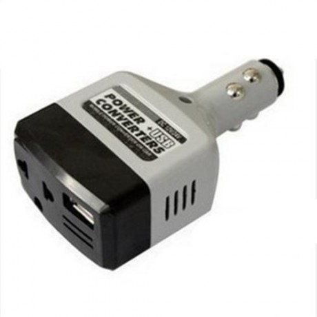 EFORCAR(R) 1 PCS NEW CAR CHARGER POWER INVERTER ADAPTER DC12V/24V TO AC 220V POWER (BLACK 