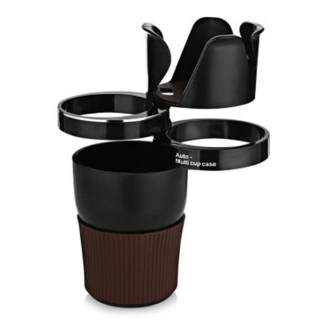 AUTO UNIVERSAL MULTIFUNCTIONAL HOLDER CUP PHONE SUNGLASSES (BLACK)