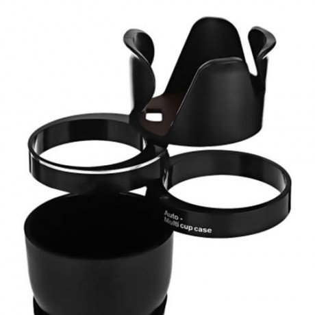 AUTO UNIVERSAL MULTIFUNCTIONAL HOLDER CUP PHONE SUNGLASSES (BLACK)