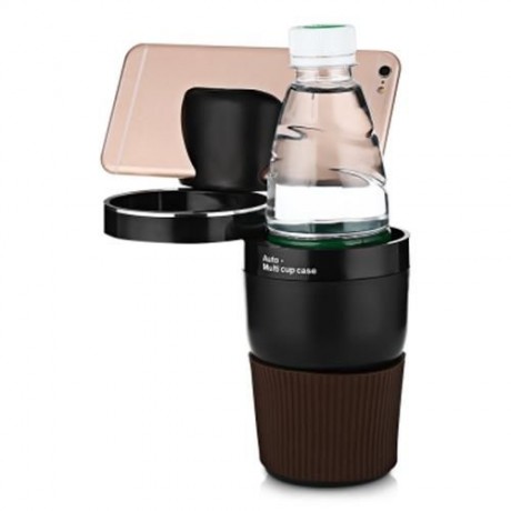 AUTO UNIVERSAL MULTIFUNCTIONAL HOLDER CUP PHONE SUNGLASSES (BLACK)