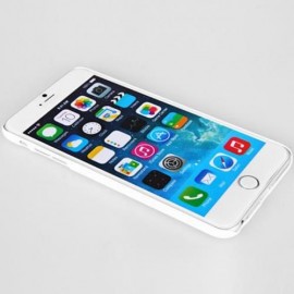 PC BACK COVER CASE FOR IPHONE 6 PLUS BLACK (WHITE)