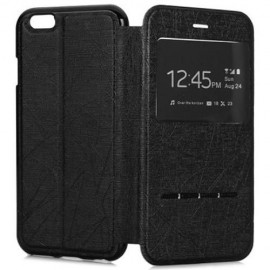 TPU AND PU COVER CASE FOR IPHONE 6  FOR IPHONE 6 BLACK (BLACK)