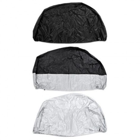 LEISE OUTDOOR 190T POLYESTER TAFFETA MOTORCYCLE COVER (BLACK)