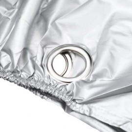 LEISE OUTDOOR 190T POLYESTER TAFFETA MOTORCYCLE COVER (SILVER)
