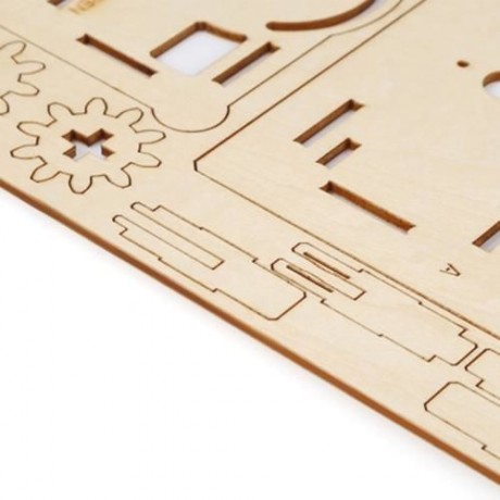 WOODEN MECHANICAL MODEL 3D PUZZLE PASSWORD LOCKER (WOOD)