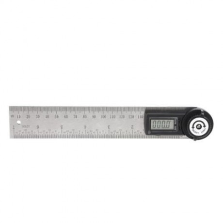 STAINLESS STEEL DIGITAL DISPLAY ANGLE RULER (GRAY)
