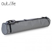 OUTLIFE 73 X 13CM YOGA MAT BAG CARRIER BACKPACK (GRAY)