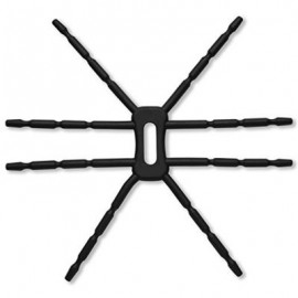 Multi-Function Portable Spider Flexible Grip Holder for Smartphones and Tablets (BLACK)