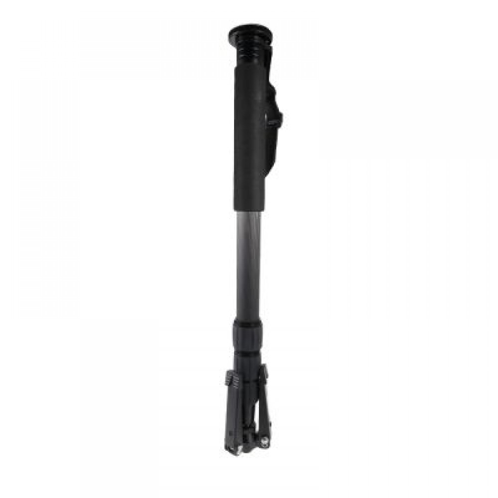 Three Feet Support Stand Carbon Fiber Tripod Monopod (BLACK)