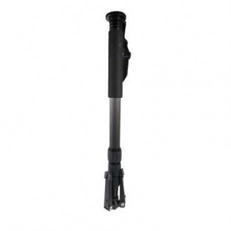 Three Feet Support Stand Carbon Fiber Tripod Monopod (BLACK)