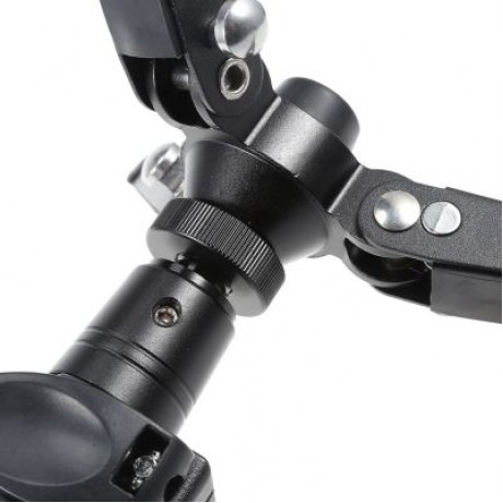 Three Feet Support Stand Carbon Fiber Tripod Monopod (BLACK)