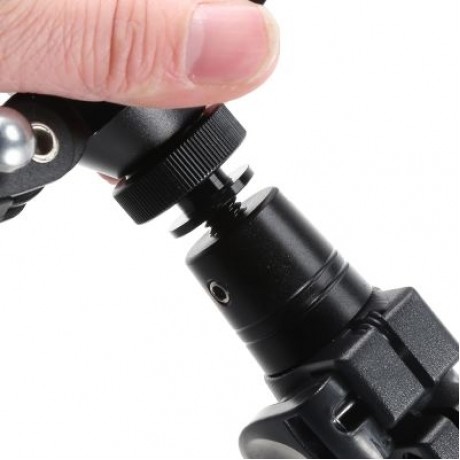 Three Feet Support Stand Carbon Fiber Tripod Monopod (BLACK)