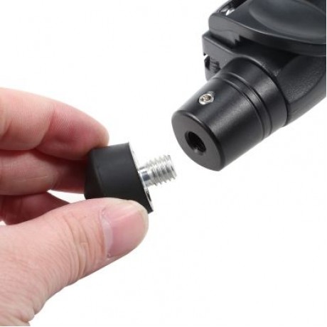Three Feet Support Stand Carbon Fiber Tripod Monopod (BLACK)